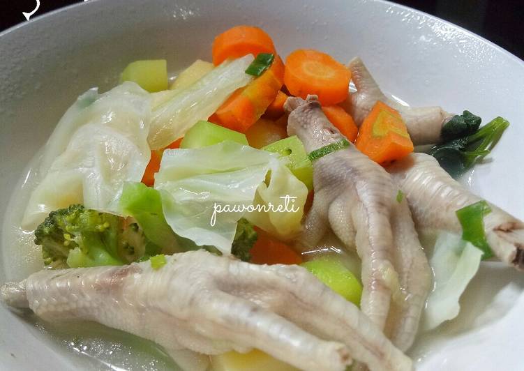 Bagaimana Membuat Sop Ceker (#Bandung_RecookSenyross), Bisa Manjain Lidah