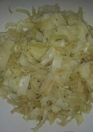 Una foto de Pasta con repollo