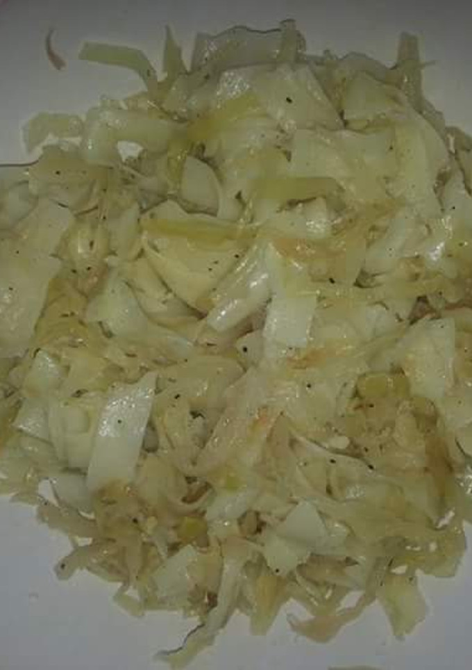 Una foto de Pasta con repollo