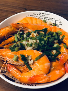 蒜蓉蒸蝦 (簡單上桌) 的食譜成品照片