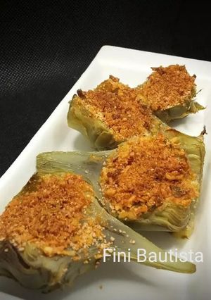 Una foto de Alcachofas con parmesano