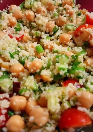 A picture of Couscous salad.