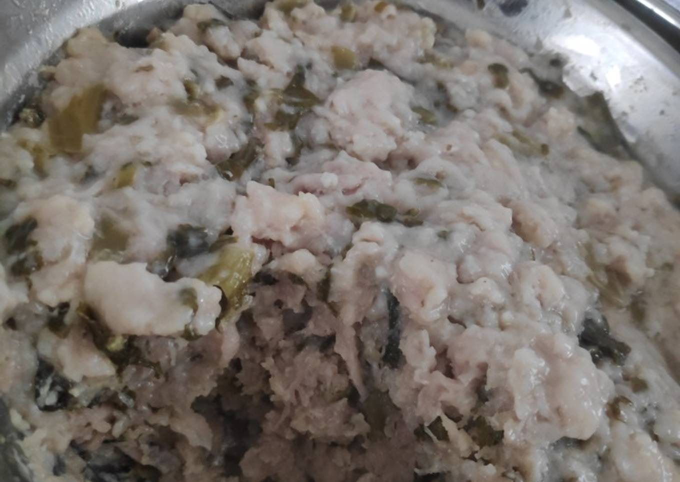 Nyukpiang / nyuk piang / daging babi tim sayur asin