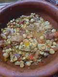 Guiso con legumbres tipo locro