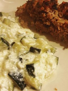 Une photo de Gratin façon flan de courgettes