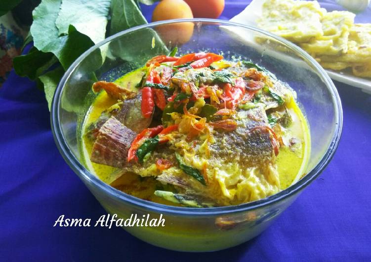 Resep 08. Mujaer goreng kuah santan yang enak