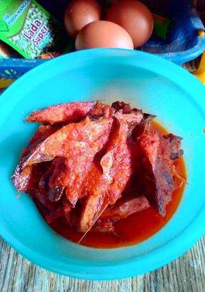 Foto resep Pindang tongkol bumbu merah pedas