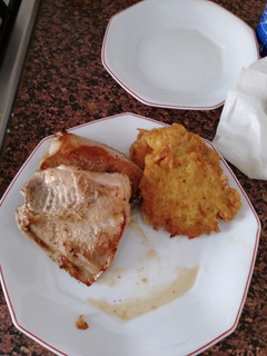 Una foto de Costillas de conejo a la plancha