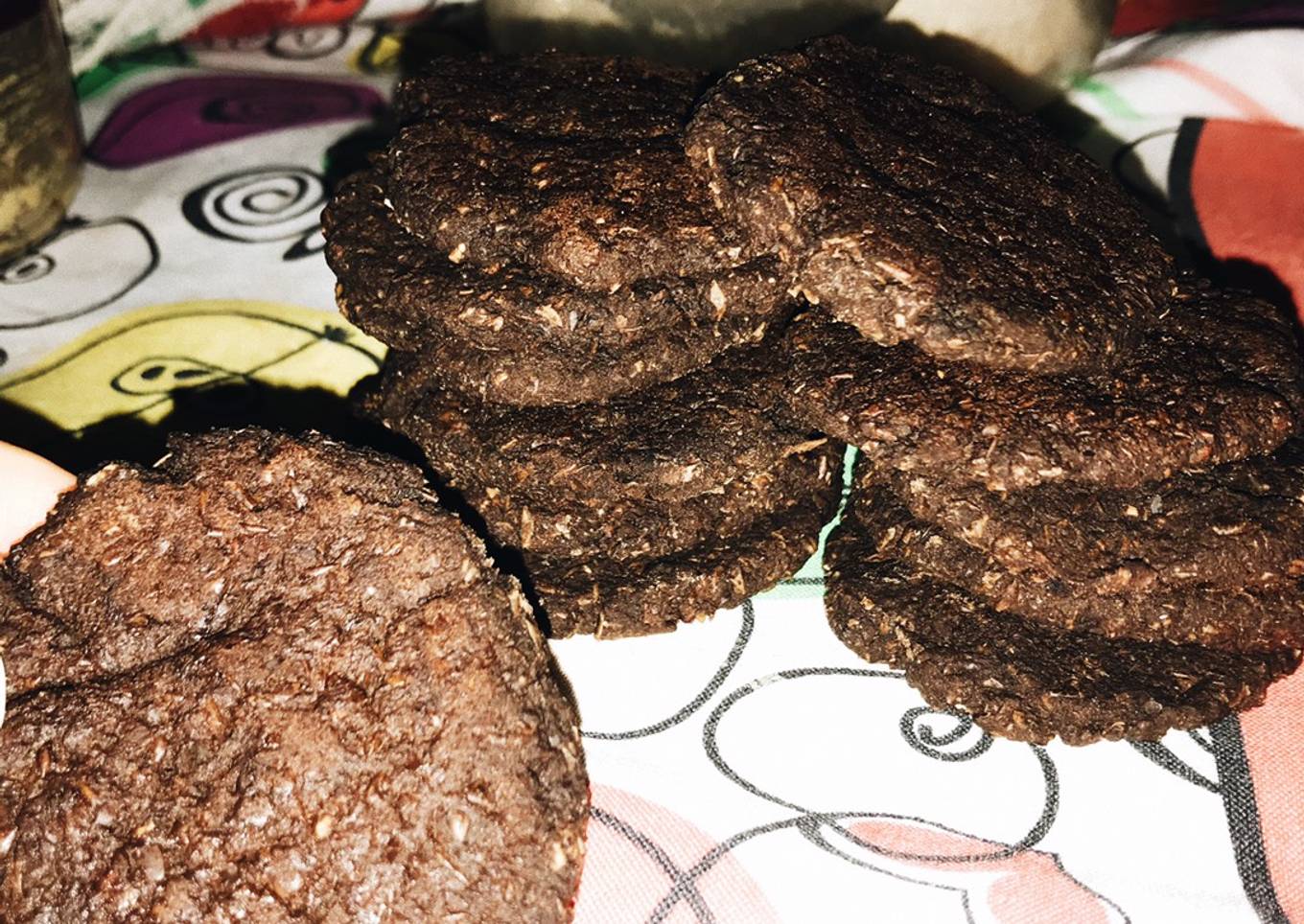 Galletas de chocolate con lentejas
<br />(veganas)