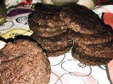 Galletas de chocolate con lentejas(veganas)