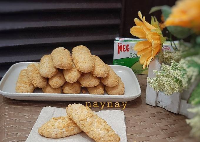 Cara Gampang Menyiapkan Crunchy Cheese Cornflakes Cookies, Menggugah Selera