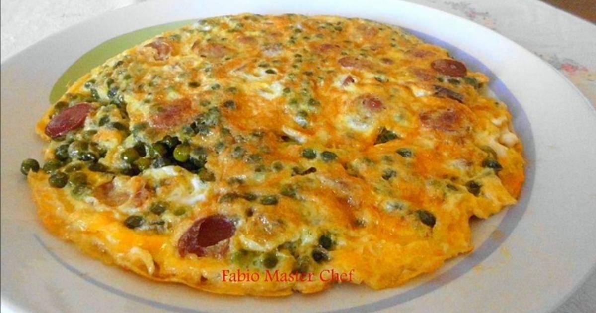 Ricetta Frittata con Piselli e Prosciutto Cotto di Fabio Del Buono Cookpad