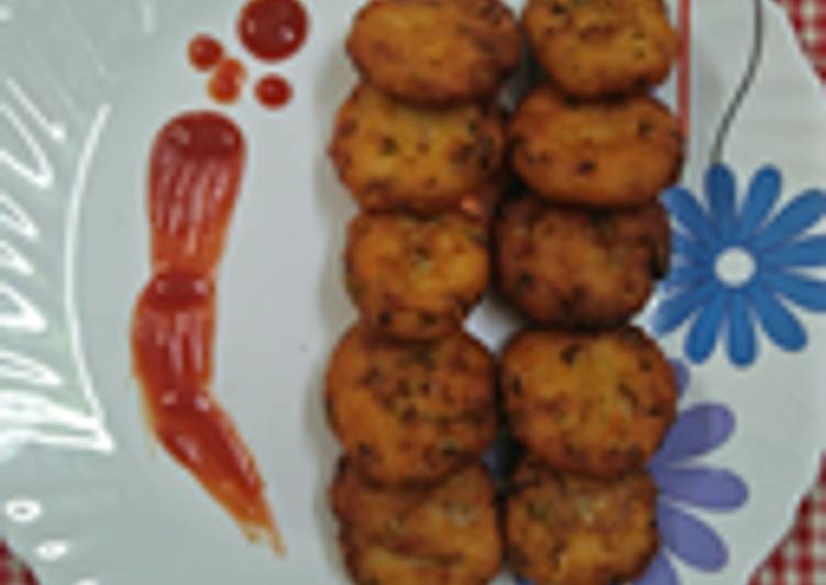 Recipe of Award-winning Aloo Sooji Tikki / Cutlet