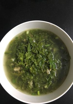 Hình của món Canh đinh lăng - đậu hủ (chay).