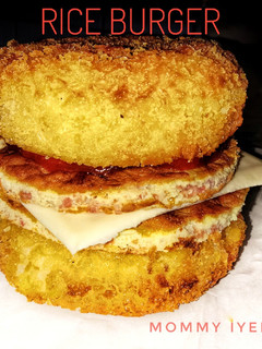 Foto resep Rice Burger (burger nasi)