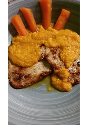 Foto principal de Cinta de lomo 🐖 con salsa de Zanahoria 🥕🥕