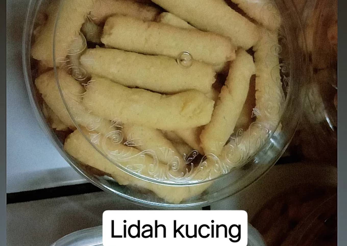 Kue kering lidah kucing super renyah