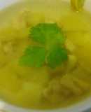 Caldo de pollo a lo Carmelita