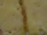 Puré con jamón y queso