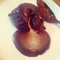 A picture of Choco lava or molten lava Cake.