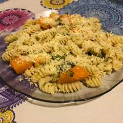 Una foto de Fideos con vegetales