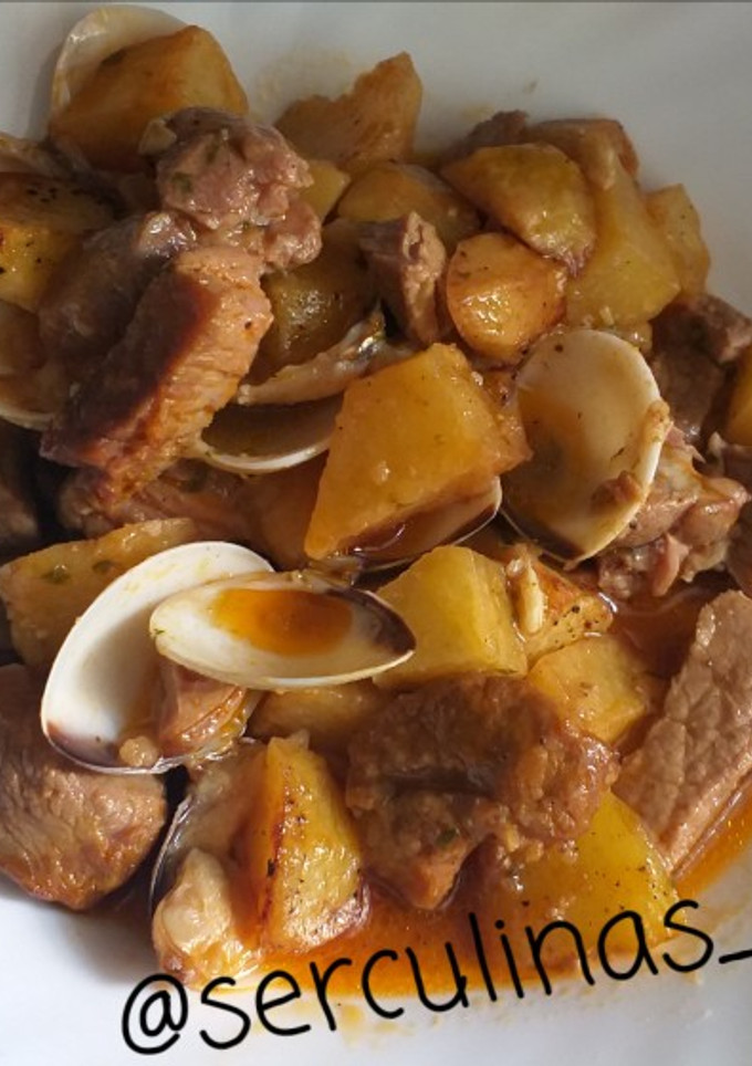 Una foto de Carne alentejana