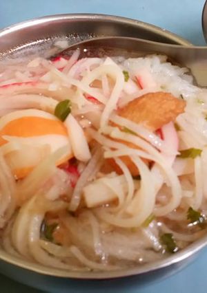 清爽海產飯湯 的食譜成品照片