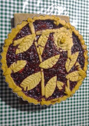 Una foto de Tarta de frutos rojos 💕