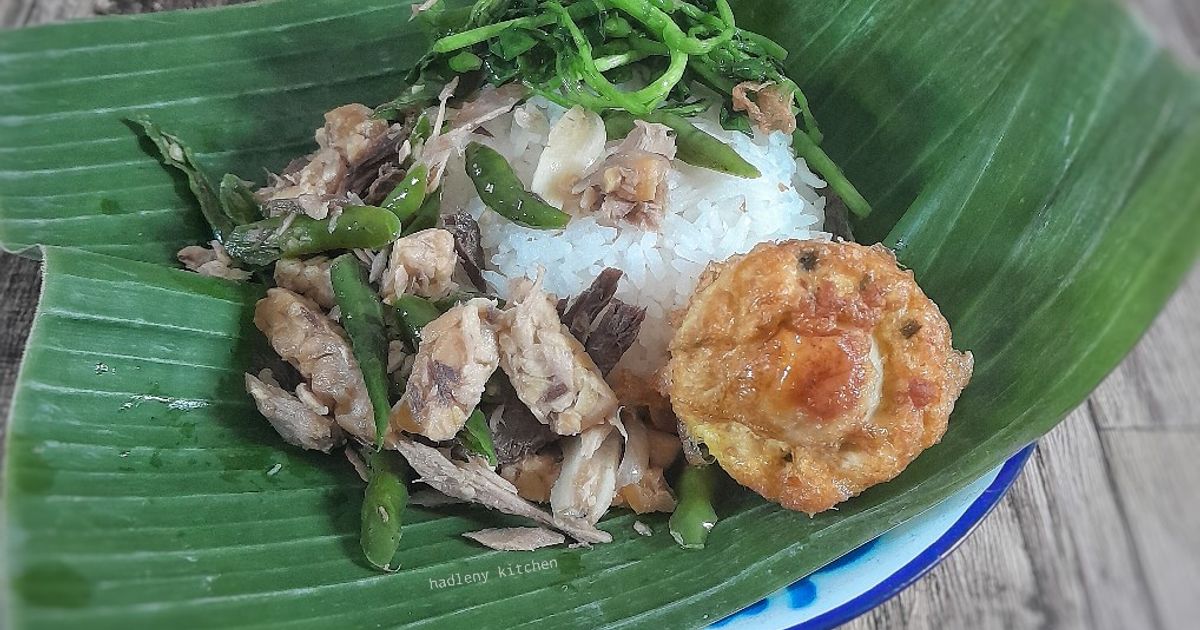 Resep Nasi Rames Oseng Suwir Tongkol & Tempe Cabe Ijo oleh Hadleny ...