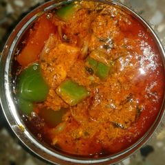 A picture of Kadai paneer.