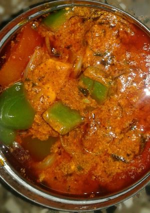 A picture of Kadai paneer.