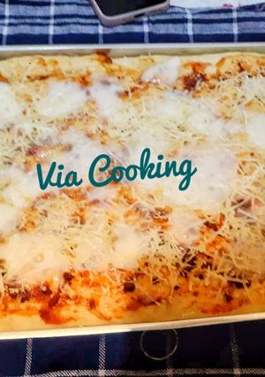 Foto resep Pizza jumbo Loyang Kuker