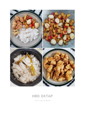 Resep Nasi Uduk/ Nasi Gurih, Ayam Goreng, Kentang Puyuh Balado Irit Anti Gagal