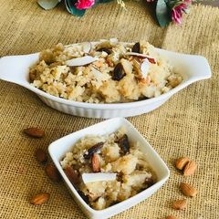 A picture of Suji ka halwa.