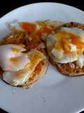My Simple Soft Duck Eggs on Crumpets but so delicious 😋