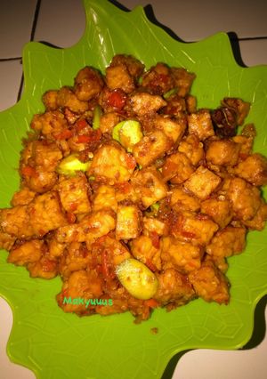 Foto resep Tempe goreng sambel pete