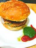 Aloo & Arbi Patty Burger🍔🍔
