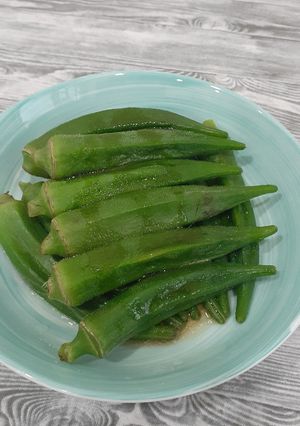選你所愛的涼拌秋葵 的食譜成品照片