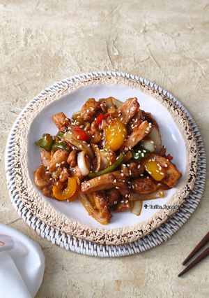 Foto resep Chicken Yakiniku Sat Set