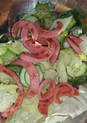 Hình của món Salad cho bữa tối nhẹ.