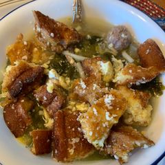 A picture of Moms escarole soup.