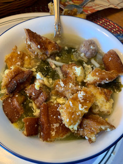 A picture of Moms escarole soup.