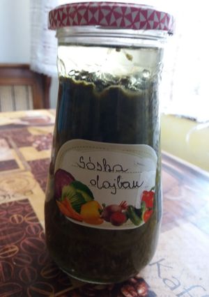 Sóska eltevése télire recept fotója