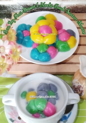 Foto resep Bua Loy Thai Dessert (Mochi Kuah Santan Manis)
