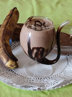 Φωτογραφία της συνταγής Milkshake πραλίνα - μπανάνα