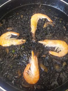 Una foto de Arroz negro