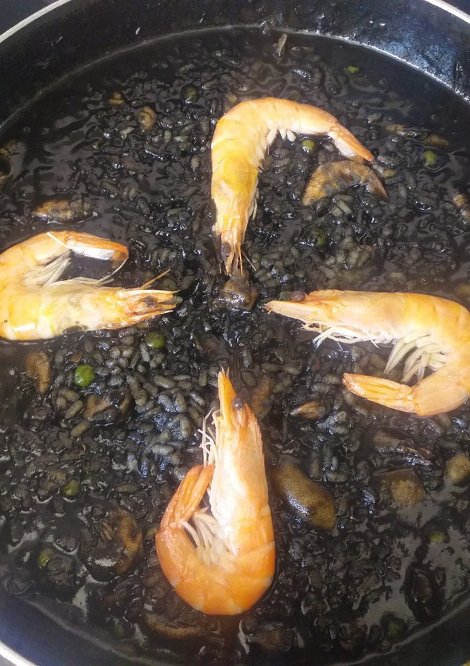 Una foto de Arroz negro