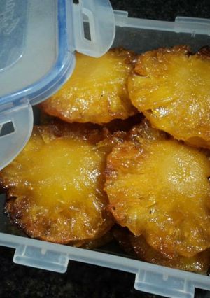 Hình của món Mứt dứa/ mứt thơm.
