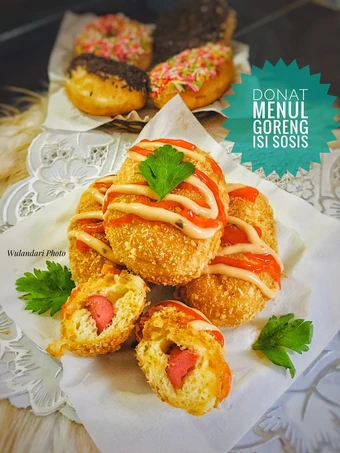 Cara Mudah Membuat Resep Donat Menul Goreng Isi Sosis yang Menggugah Selera Anti Ribet, Menggugah Selera