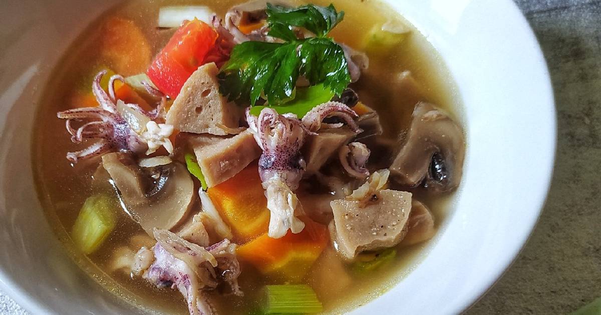  Resep Sup Cumi Campur oleh Fitri Astari Pisesa Cookpad